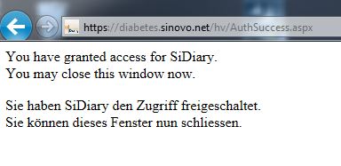 Access successfully granted